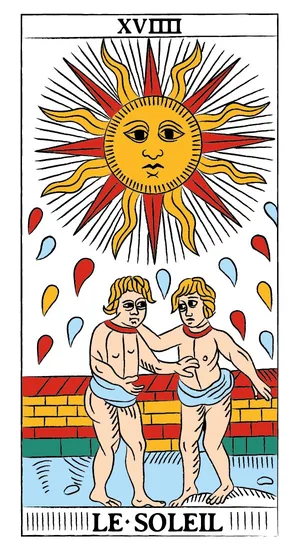 Marseille Tarot card — The Sun